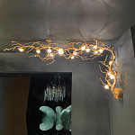 Потолочный светильник с настенным креплением в виде дерева Escape of Light варинант исполнения - 1 | Loft Concept в Воронеже