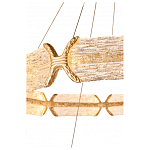 Люстра с 2-мя кольцами с текстурным природным рисунком IceFlame варинант исполнения - 4 | Loft Concept в Воронеже