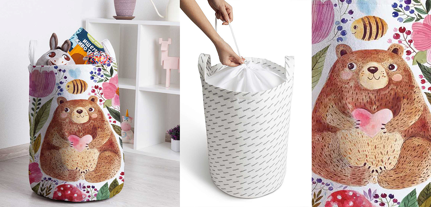 Корзина Love Bear Basket Корзина Love Bear Basket - Loft-Concept в Воронеже