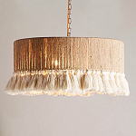 Люстра круглая плетеная с кисточками Solar Glow варинант исполнения - 9 | Loft Concept в Воронеже