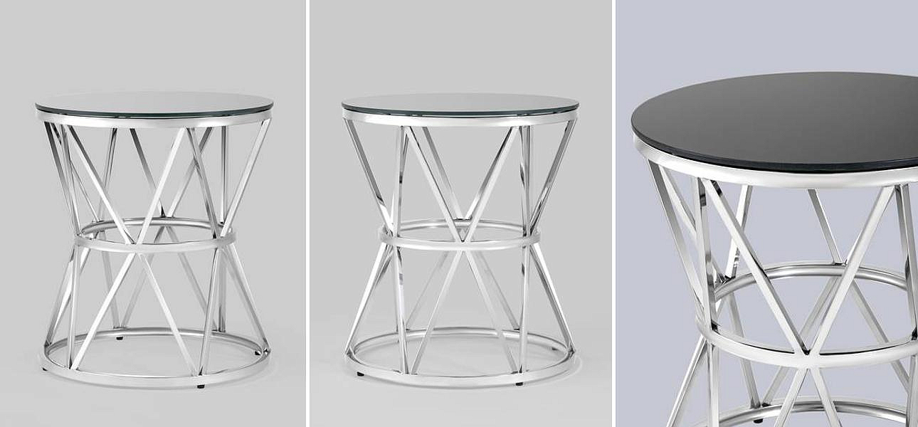 Стол приставной Beranger Collection Silver Стол приставной Beranger Collection Silver - Loft-Concept в Воронеже