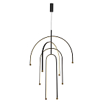 Люстра подвесная с дугообразными изогнутыми элементами Luke Lampco Tracer Lamp варинант исполнения - 5 | Loft Concept в Воронеже