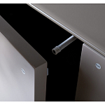 Комод со стеклянной столешницей и с выдвижными ящиками Minimalist Accent варинант исполнения - 4 | Loft Concept в Воронеже