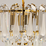 Люстра многоярусная с овальными прозрачными подвесками 28 см Harmonica варинант исполнения - 6 | Loft Concept в Воронеже