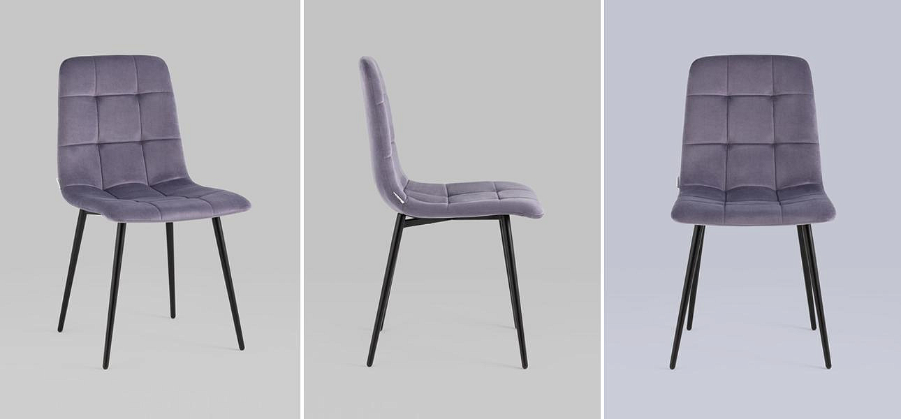 Стул NANCY Chair Пыльно-Сиреневый Велюр Стул NANCY Chair Пыльно-Сиреневый Велюр - Loft-Concept в Воронеже