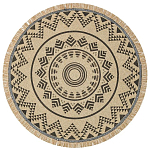 Ковер круглый из комбинированного состава Fantasy варинант исполнения - 1 | Loft Concept в Воронеже