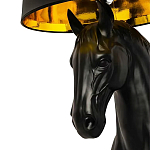 Horse Statue Floor Lamp Большой светильник Черная Лошадь варинант исполнения - 1 | Loft Concept в Воронеже