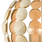 Люстра в форме шара с декором из круглых декоративных элементов Texture Discs варинант исполнения - 1 | Loft Concept в Воронеже