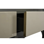 Консоль тёмно-коричневого цвета с 2-мя ящиками Gladstone варинант исполнения - 4 | Loft Concept в Воронеже