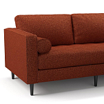 Мебельная ткань Шенилл терракотовый цвет 138 см T4-44 варинант исполнения - 1 | Loft Concept в Воронеже