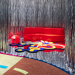 Дизайнерский ковер в виде бабочки Poltronova Tappeto Farfalla Rug варинант исполнения - 12 | Loft Concept в Воронеже