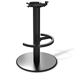 Барный стул вращающийся со спинкой Бежевый Велюр Vendramin Chair варинант исполнения - 4 | Loft Concept в Воронеже