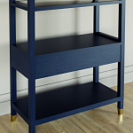 Стеллаж Elsa Dreams Blue со стеклянными полками и ящиком варинант исполнения - 6 | Loft Concept в Воронеже