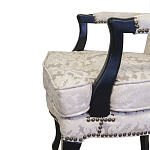 Кресло c растительным орнаментом Aubrey Classical Armchair beige jacquard варинант исполнения - 4 | Loft Concept в Воронеже