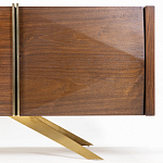 ТВ-тумба в цвете американский орех Introduce варинант исполнения - 4 | Loft Concept в Воронеже