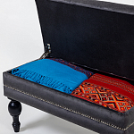 Мягкая банкетка с зоной для хранения Casket Dark Grey варинант исполнения - 4 | Loft Concept в Воронеже