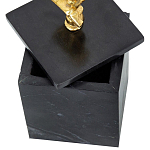 Мраморная шкатулка с бюстом из металла KELLY WEARSTLER варинант исполнения - 5 | Loft Concept в Воронеже