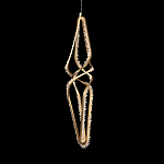 Подвесной светильник с декоративными элементами в виде кристаллов Smooth Shine варинант исполнения - 2 | Loft Concept в Воронеже