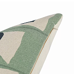 Подушка декоративная зеленого цвета с геометрическим рисунком Divine Abstractions варинант исполнения - 3 | Loft Concept в Воронеже