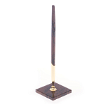 Ручка шариковая на подставке из натурального камня Обсидиан Stone Pens варинант исполнения - 2 | Loft Concept в Воронеже