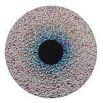 Бра круглое стеклянное с морозным эффектом Heterochromia варинант исполнения - 2 | Loft Concept в Воронеже