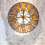 Часы настенные из металла в стиле лофт Clock with History варинант исполнения - 2 | Loft Concept в Воронеже