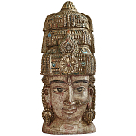 Арт-объект на стену Маска из массива акации Acacia Mask варинант исполнения - 4 | Loft Concept в Воронеже