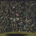 Обои ручная роспись St Laurent Casino metallic silk варинант исполнения - 2 | Loft Concept в Воронеже