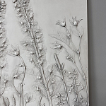 Панно Дельфиниум варинант исполнения - 3 | Loft Concept в Воронеже