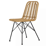 Стул с ротанговым плетением Wicker Stool без подлокотников варинант исполнения - 4 | Loft Concept в Воронеже