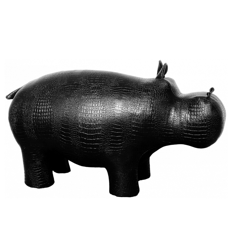 Пуф Бегемот Poof Hippo black Черный Пуф Бегемот Poof Hippo black Черный в Воронеже | Loft Concept