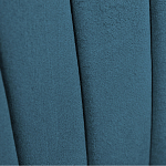 Барный стул со спинкой на 4-х деревянных ножках Синий Велюр Ava Charm варинант исполнения - 4 | Loft Concept в Воронеже