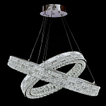 Люстра на 2 кольца с текстурной огранкой Reflection of Reality варинант исполнения - 7 | Loft Concept в Воронеже