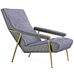 Дизайнерское кресло с подлокотниками Gio Ponti D.153.1 Armchair варинант исполнения - 1 | Loft Concept в Воронеже