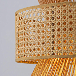 Подвесной светильник с абажуром из натуральных материалов Light Inside the Cell варинант исполнения - 4 | Loft Concept в Воронеже