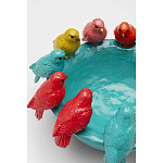 Декоративное дизайнерское блюдо разноцветные попугаи  варинант исполнения - 2 | Loft Concept в Воронеже