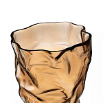 Ваза стеклянная фактурная Crumpled Vase 32 см варинант исполнения - 2 | Loft Concept в Воронеже