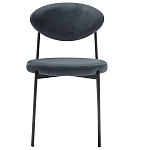 Стул металлический с мягкой спинкой и сиденьем из велюра Alfie Chair варинант исполнения - 5 | Loft Concept в Воронеже