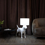 Лампа COLLECTION OF DOGS с абажуром Бультерьер варинант исполнения - 3 | Loft Concept в Воронеже