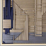 Аксессуар Геометрическая абстракция Figurative Beige Wall Hangings варинант исполнения - 1 | Loft Concept в Воронеже