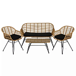 Кушетка плетеная из ротанга Wicker Сouch варинант исполнения - 5 | Loft Concept в Воронеже