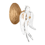 Бра с прозрачной стеклянной фигуркой птички Serip Voa варинант исполнения - 3 | Loft Concept в Воронеже