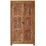 Этнический шкаф с орнаментом резьба из дерева Indian Antique Furniture варинант исполнения - 3 | Loft Concept в Воронеже