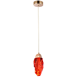 Подвесной светильник Soar Hanging Lamp Brass Red Красный варинант исполнения - 2 | Loft Concept в Воронеже