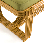 Скамья из ротанга с подушкой Mattia Rattan Bench варинант исполнения - 4 | Loft Concept в Воронеже