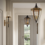 Подвесной светильник в форме фонаря чёрного цвета Black Lantern варинант исполнения - 3 | Loft Concept в Воронеже