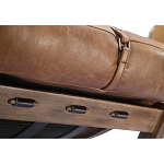 Двухместный диван Duncan винтажная коричневая кожа варинант исполнения - 3 | Loft Concept в Воронеже