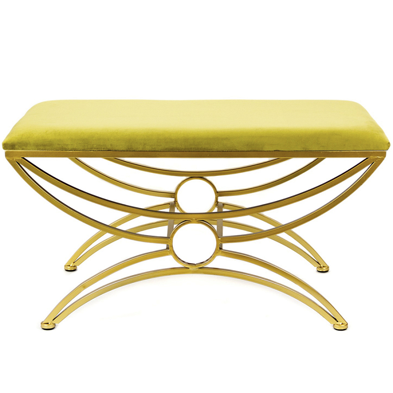 Пуф Art Deco Shapes Yellow Желтый Золотой Пуф Art Deco Shapes Yellow Желтый Золотой в Воронеже | Loft Concept