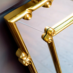 Зеркало прямоугольное Golden Classic Ornament Mirror варинант исполнения - 3 | Loft Concept в Воронеже