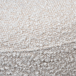 Кресло без подлокотников с обивкой из белой ткани букле Pacification варинант исполнения - 3 | Loft Concept в Воронеже